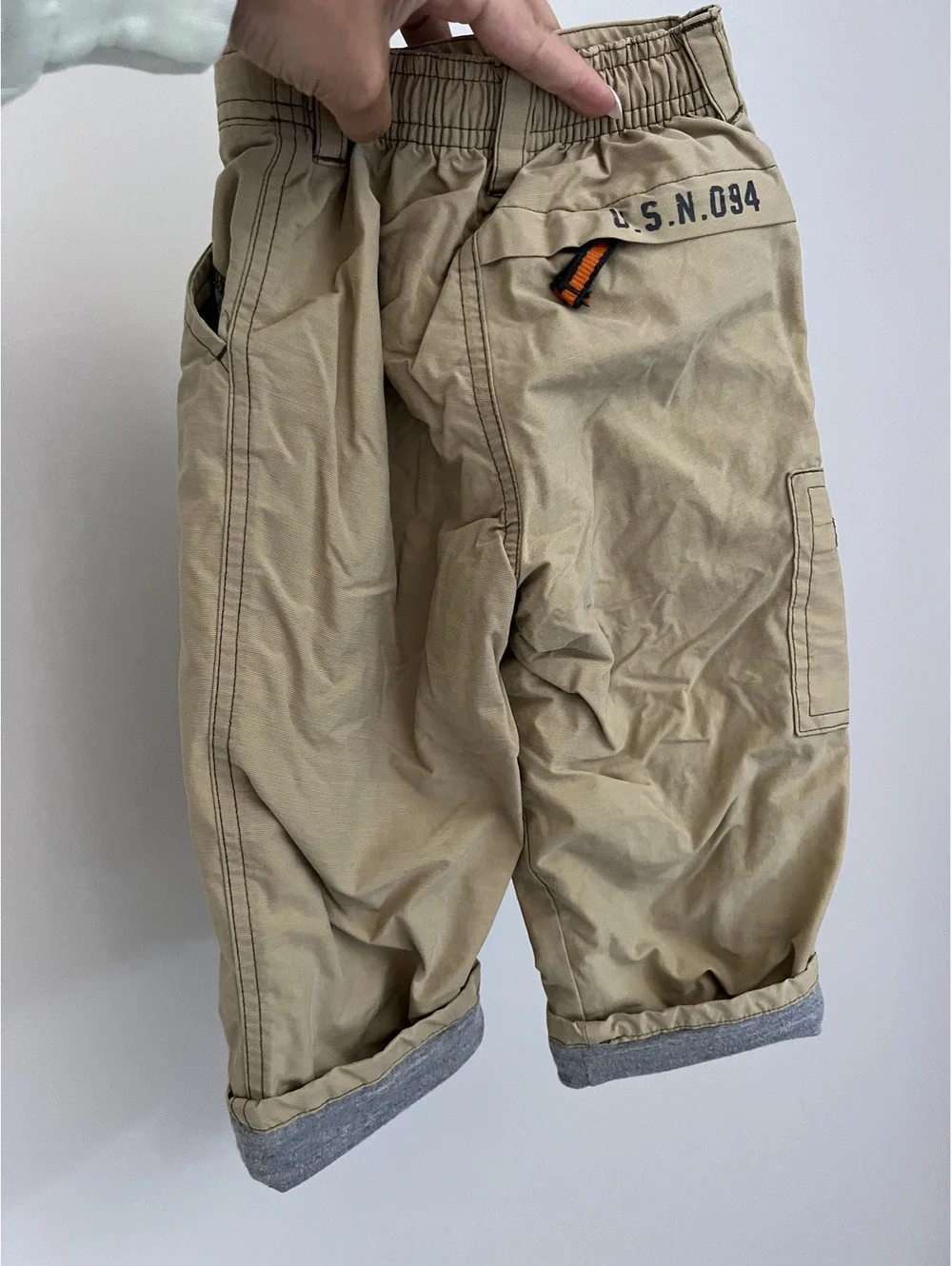 Vintage Y2K Old Navy 2002 Cotton Lined Khaki Pants 2t